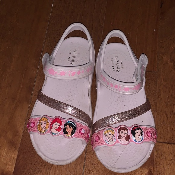 disney princess crocs